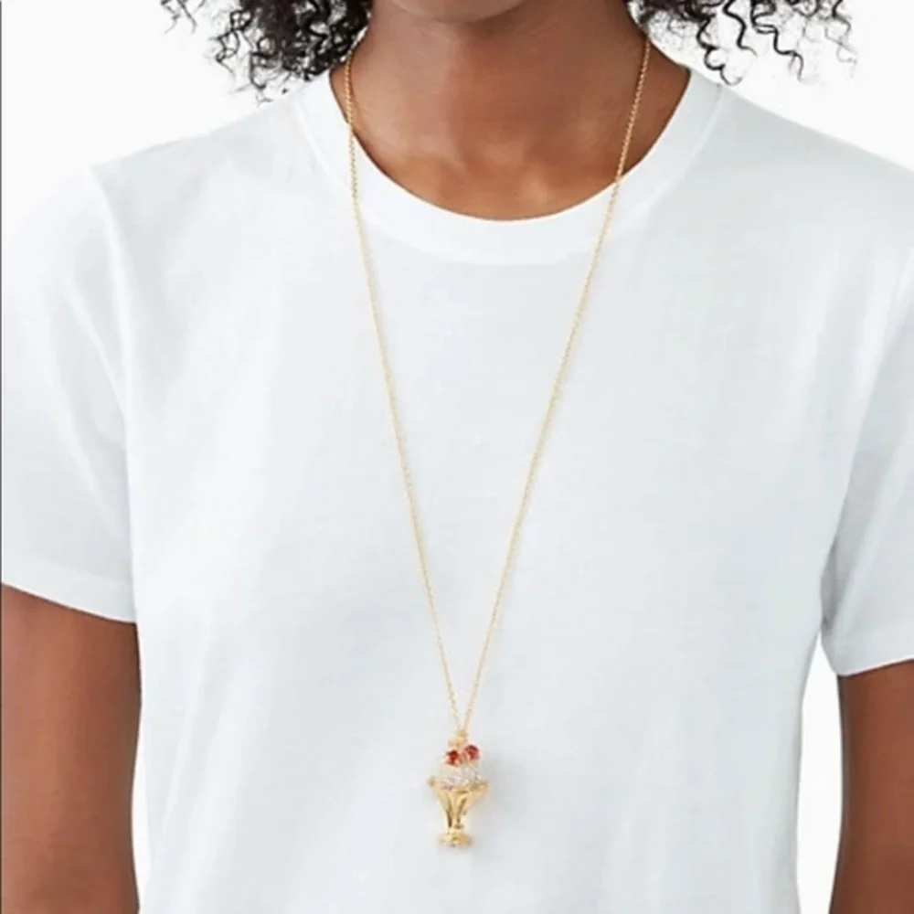 Kate Spade Ice Cream Sundae Pendant Necklace